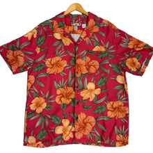 Caribbean Joe Hibiscus Aloha Shirt (L)