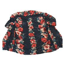 Vintage Hilo Hattie Hibiscus Plumeria Aloha Shirt (L)