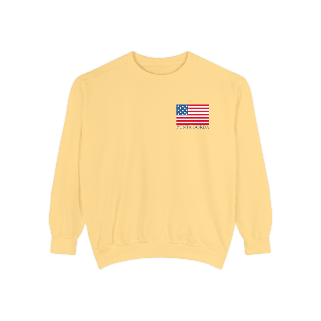 USA Flag Sweatshirt, Punta Gorda