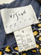 Vintage Vision Apparel Silk Dress (Size 8)