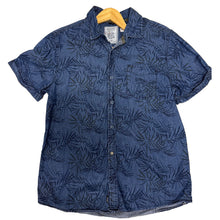 Buffalo David Bitton Denim Leaf Button Down (L)