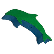 Recycled Flip Flop Dolphin Keychain