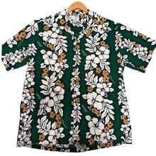 Vintage Hana Fashion Hibiscus and Plumeria Aloha Shirt (XL)