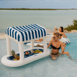 Navy Floating Cabana Bar