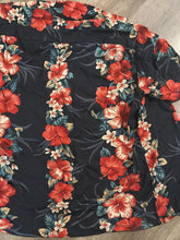 Vintage Hilo Hattie Hibiscus Plumeria Aloha Shirt (L)
