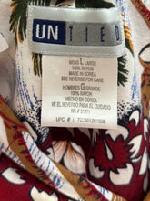 Vintage Untied Hibiscus Aloha Shirt (L)