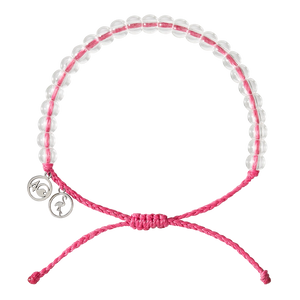4ocean Pink Flamingo Beaded Bracelet