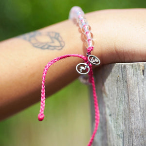 4ocean Pink Flamingo Beaded Bracelet
