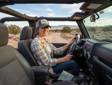 "Jeep Girl" Distressed Trucker Hat