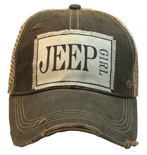 "Jeep Girl" Distressed Trucker Hat