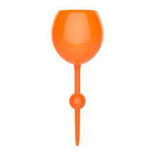 Orange Sunrise Beach Glass