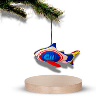 Flip Flop Shark Christmas Tree Ornament