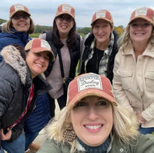 "Warning! The Girls Are Drinking Again" Funny Distressed Trucker Hat
